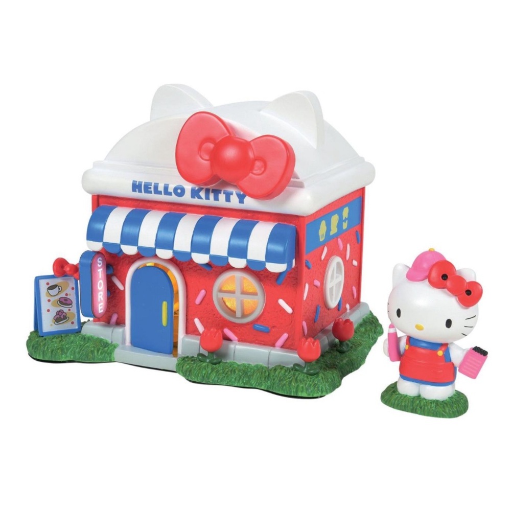 Hello Kitty's Store S/2 Sanrio Village Brand New
